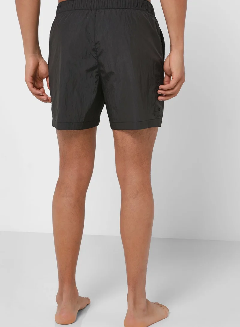 CALVIN KLEIN Logo Print Swim Shorts