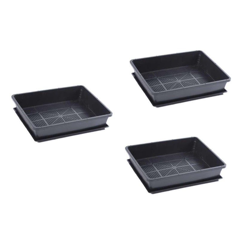 Black Propagation Nursery Pots And Trays 3 Sets Plant Germination Kit For Succulents - Image 2