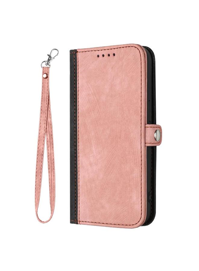 S-TOP Case For Infinix Hot 20 4G Side Buckle Double Fold Hand Strap Leather Phone Case - Image 3