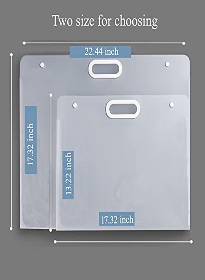 Sohynca Plastic Art Portfolio, Large Art Portfolio with Handles,Waterproof Portfolio Folder for Artwork, Arts Storage Case for Drawing Sketch Photography Poster (17.32 x 13.22 inch) - Image 4