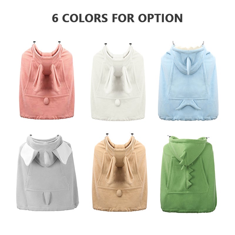 Baby Carrier Cover Hooded Stretchy Cloak for Baby Windproof Soft Baby Stroller Winter Cover with Pocket - Image 3
