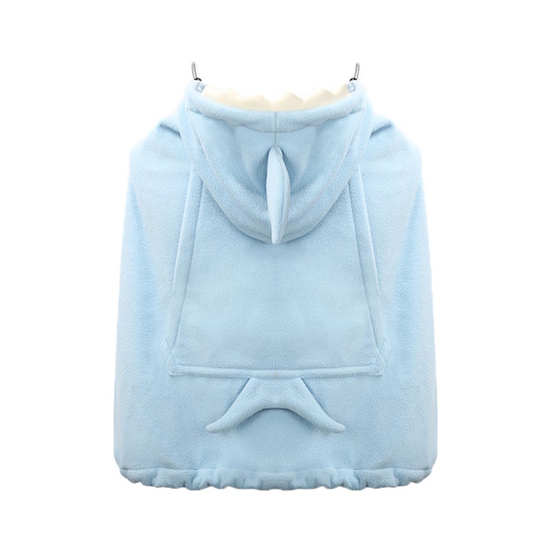 Baby Carrier Cover Hooded Stretchy Cloak for Baby Windproof Soft Baby Stroller Winter Cover with Pocket - Image 1