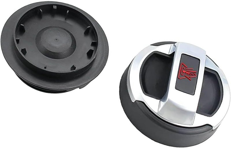 Coolant & Oil Filler Expansion Tank Cap Lid Set Compatible With Audi A1 Q7 A8 Seat Leon Skoda VW Ford Volvo S70 Part# 420103485B 420121321 - Image 2