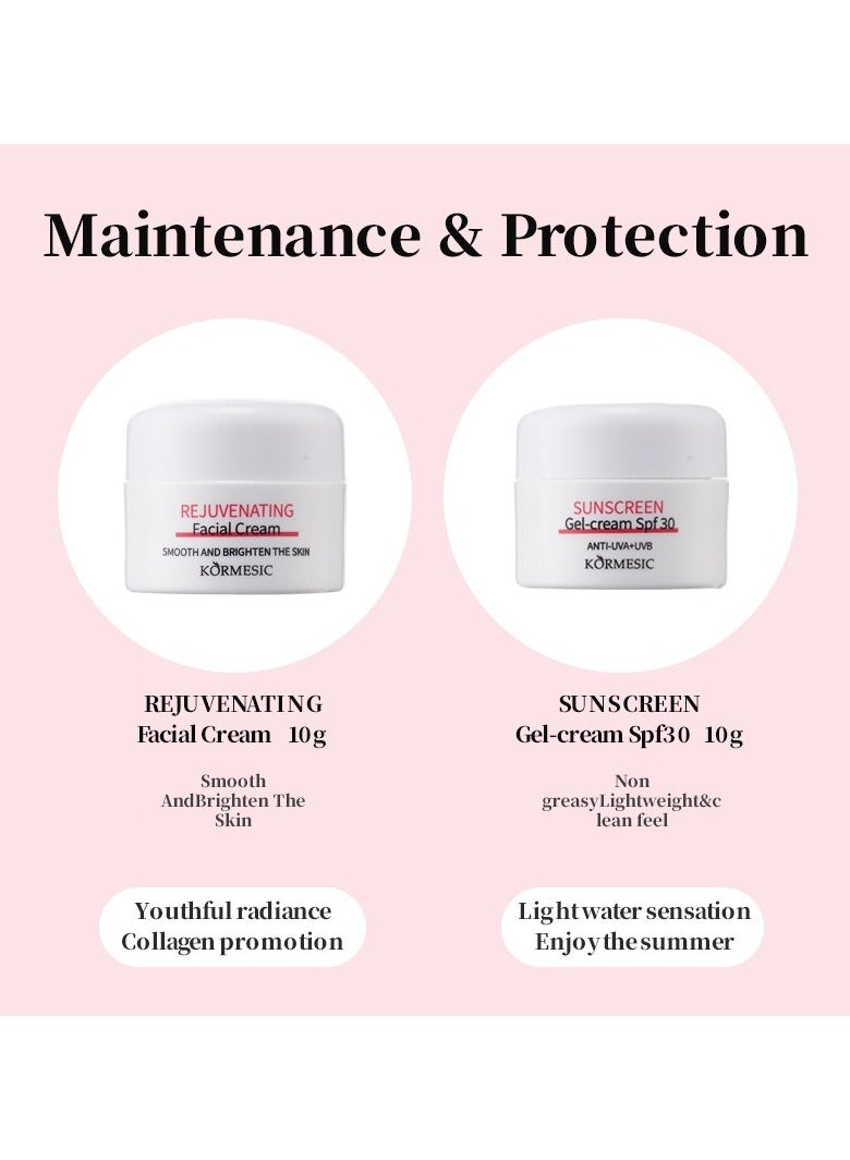 Kormesic ترطيب مجموعة العناية بالبشرة تنظيف لطيف ، تشرق البشرة ، سيارة يومية - Image 4