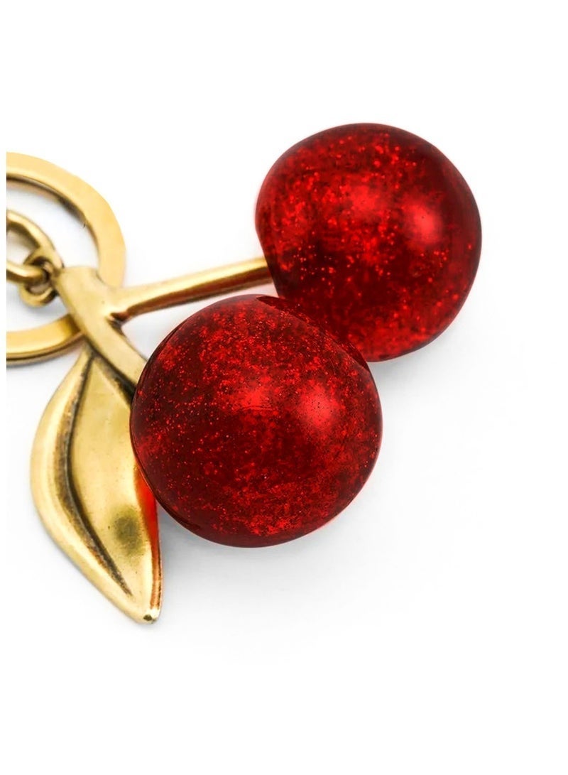 Cherry Bag Charm Purse Charms Keychain- Car Cherry Accessories Bag Accessory keychians Gifts for Women Purses Bags Handbags Wallets Backpacks - Image 4