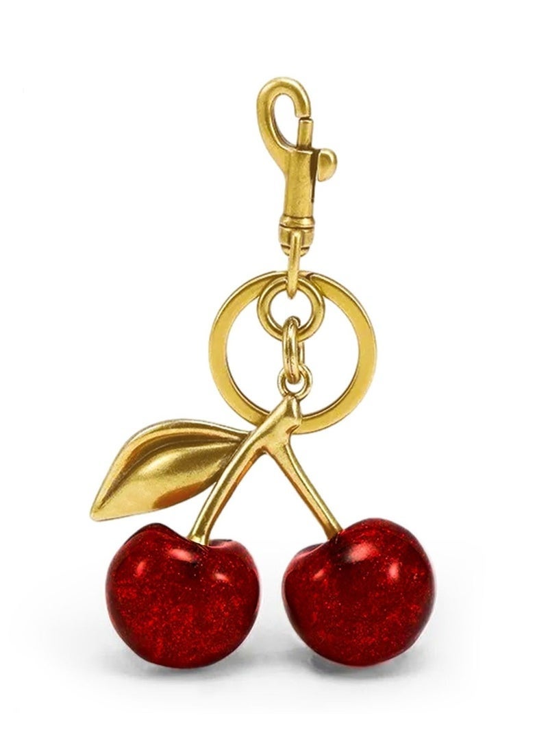 Cherry Bag Charm Purse Charms Keychain- Car Cherry Accessories Bag Accessory keychians Gifts for Women Purses Bags Handbags Wallets Backpacks - Image 3