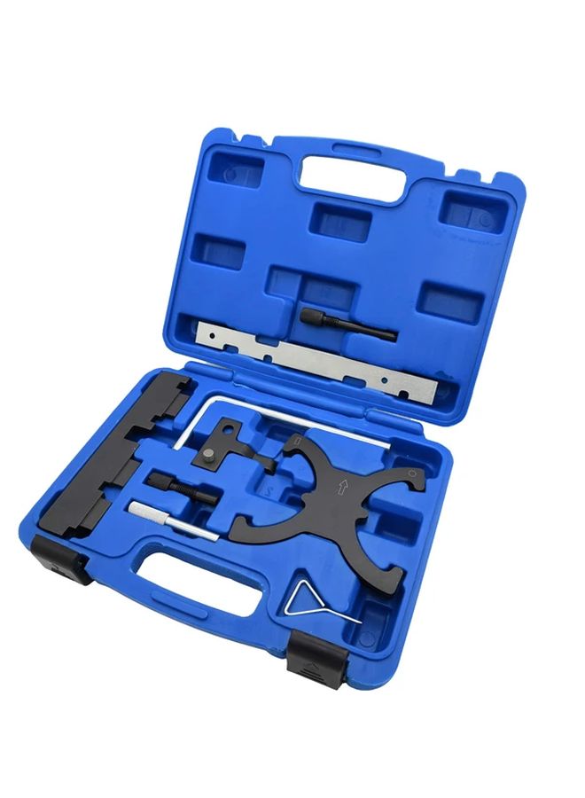 9 Piece Engine Camshaft Timing Alignment Locking Tool Kit For Ford Fiesta Focus Fusion Escape Volvo S60 S80 V40 V60 V70 1.5 1.6L VCT With Storage Box - Image 2