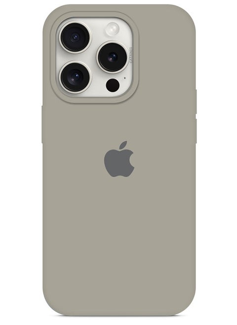 iPhone 15 Pro Max Case Silicone Case Cover Durable and Anti Scratch Back Cover Titanium