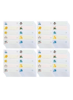 ECVV ECVV 200pcs Baby Bottle Labels, Waterproof Self-Laminating Baby Bottle Labels for Kids: Perfect for Daycare, School & Home Organization with Adorable Cartoon Prints  - Image 1