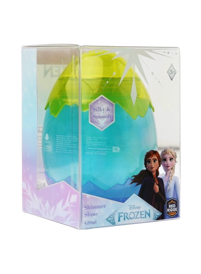 Disney FROZEN عجينة لامعة شفافة مجمدة 420 مل | عجينة ناعمة وسلسة | لعبة تخفيف التوتر بدون فوضى | زرقاء | العمر 3 سنوات فما فوق - Image 3