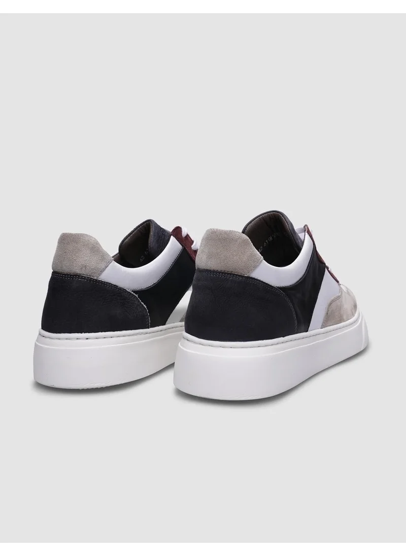 Cabani Beige-Black Lace-Up Men's Sneaker