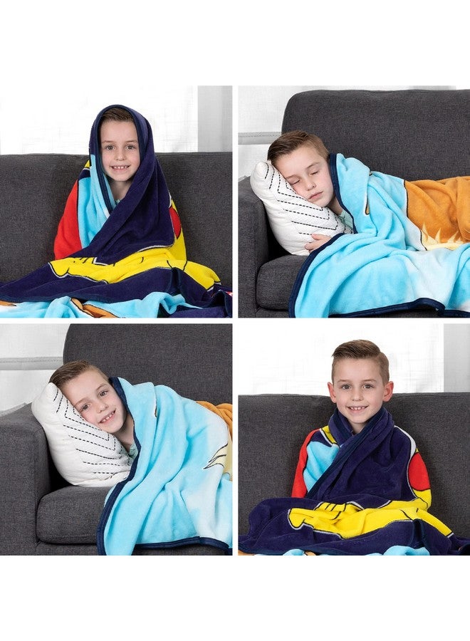 Franco Franco Kids Bedding Super Soft Plush Micro Raschel Blanket, 62 in x 90 in, Pokemon - Design may vary  - Image 5
