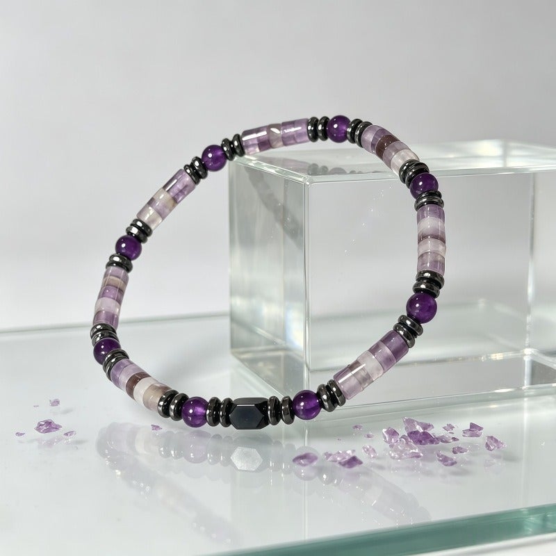 Gui Yi Qi Xing Gaiyi Qixing Natural Stone Bracelet - Geometric Design, Unisex, Travel Souvenir - Image 3