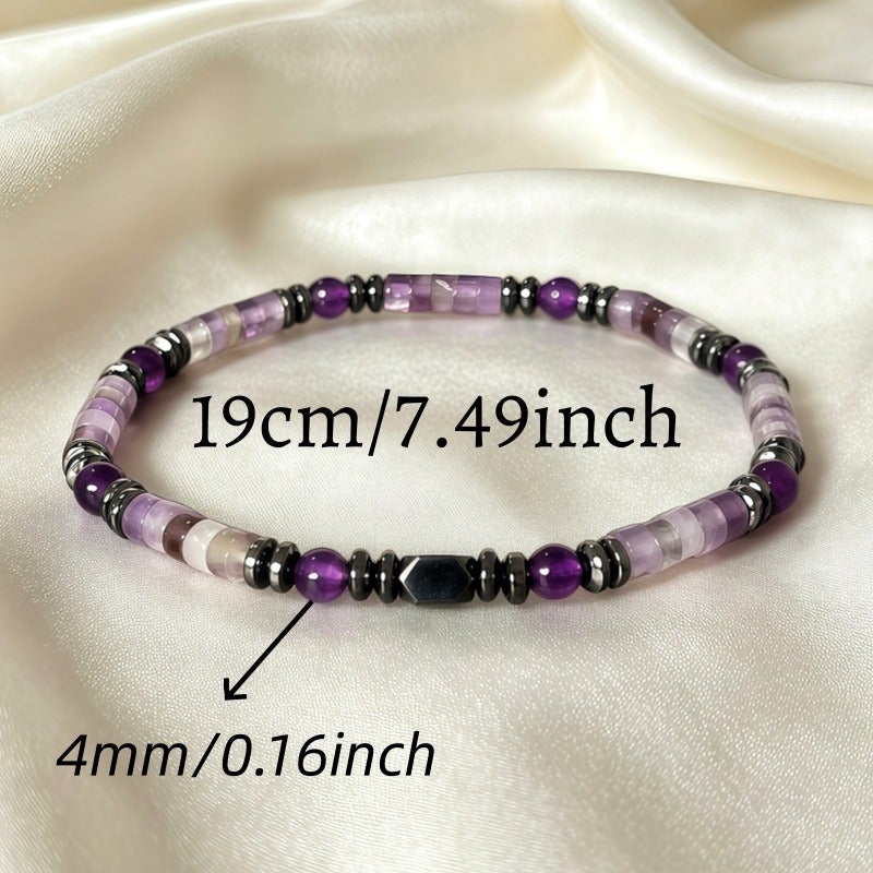 Gui Yi Qi Xing Gaiyi Qixing Natural Stone Bracelet - Geometric Design, Unisex, Travel Souvenir - Image 2