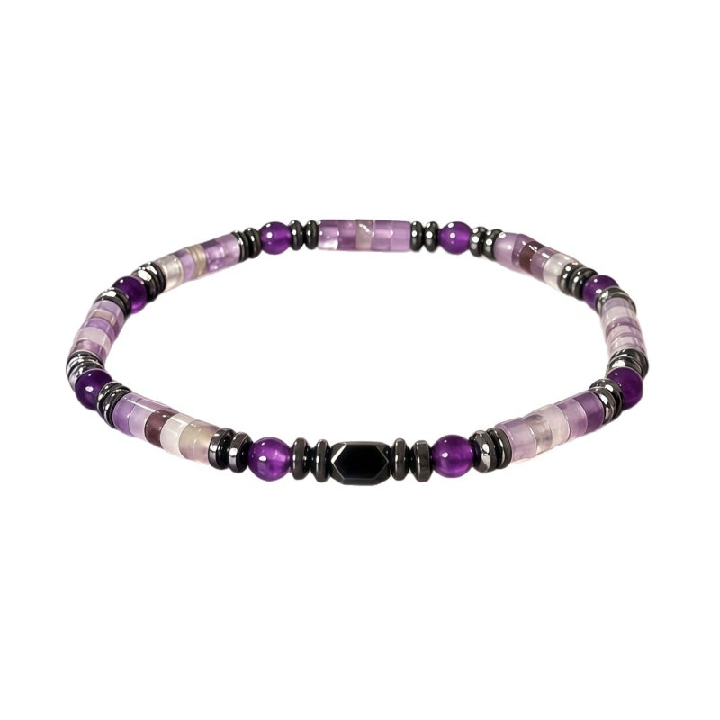 Gui Yi Qi Xing Gaiyi Qixing Natural Stone Bracelet - Geometric Design, Unisex, Travel Souvenir - Image 5