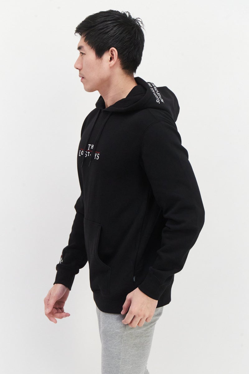 VANS Men Sportswear Fit Long Sleeve Outdoor Hoodie, Black - Image 4