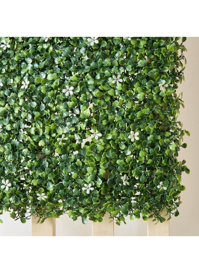 Home Box Delsa Artificial Hedge Mats Box wood Jasmine 50 x 4 x 50 cm  - Image 1