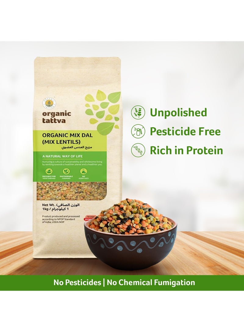 أورجانيك تاتفا مزيج العدس العضوي 1كجم - Image 4