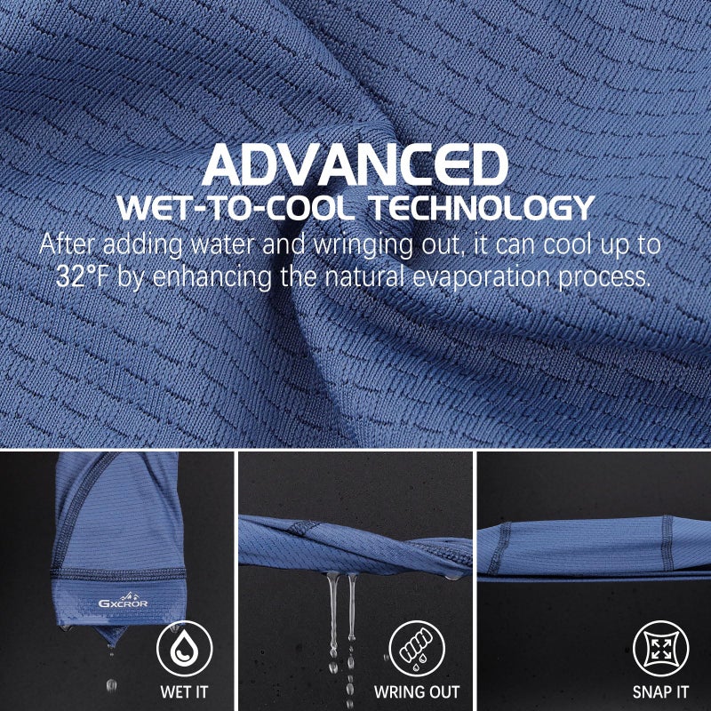 GXCROR 3 Pack Cooling Skull Cap with Sweat-Wicking & Anti-Odor Technology Quick-Dry Helmet Liner for Cycling Motorcycle - Image 5
