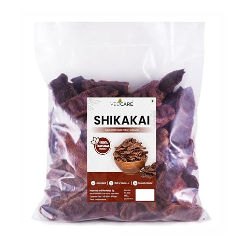 Vedcare Dried Shikakai/Acacia Concinna for Hair (Whole) | Natural (400 grams) - Image 1