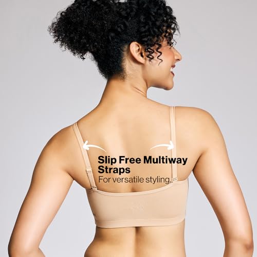 NYKD (NYB165 Cotton Non Padded & Non Wired Full Coverage Slip On T-Shirt Bra for Women | Easy Breezy Soft Fabric with Hidden Shaper Sling for No Side Bulge & Detachable Strap - Sand - Image 5