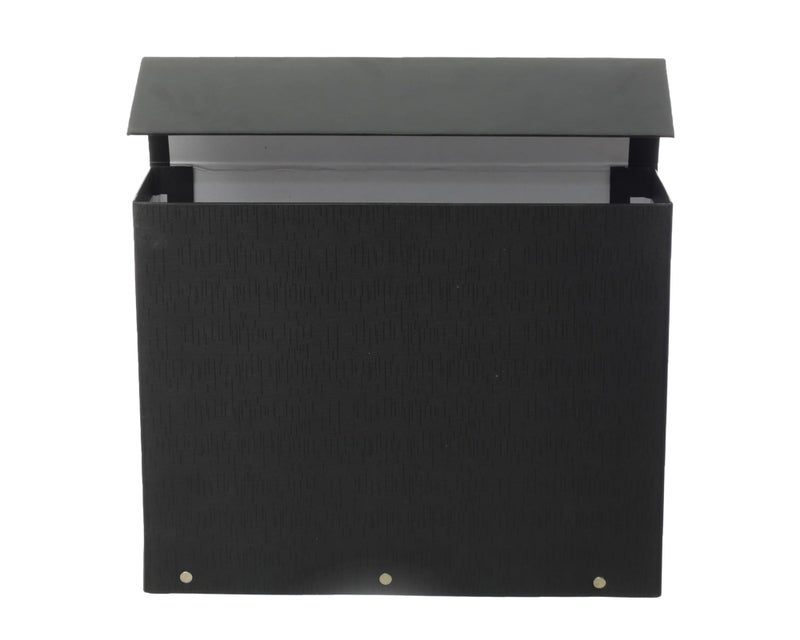 Extra Line Document Storage Box with Ring durable office box designed for files records and easy document access Black - Image 3