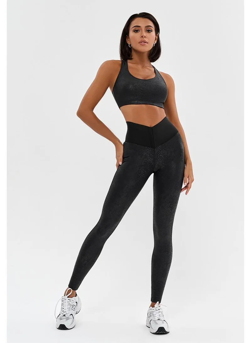 Bona Fide Push-Up Corsage "Snake" Corsage Snake High Waist Tummy Control Leggings for Women for Women | Best Price UAE
