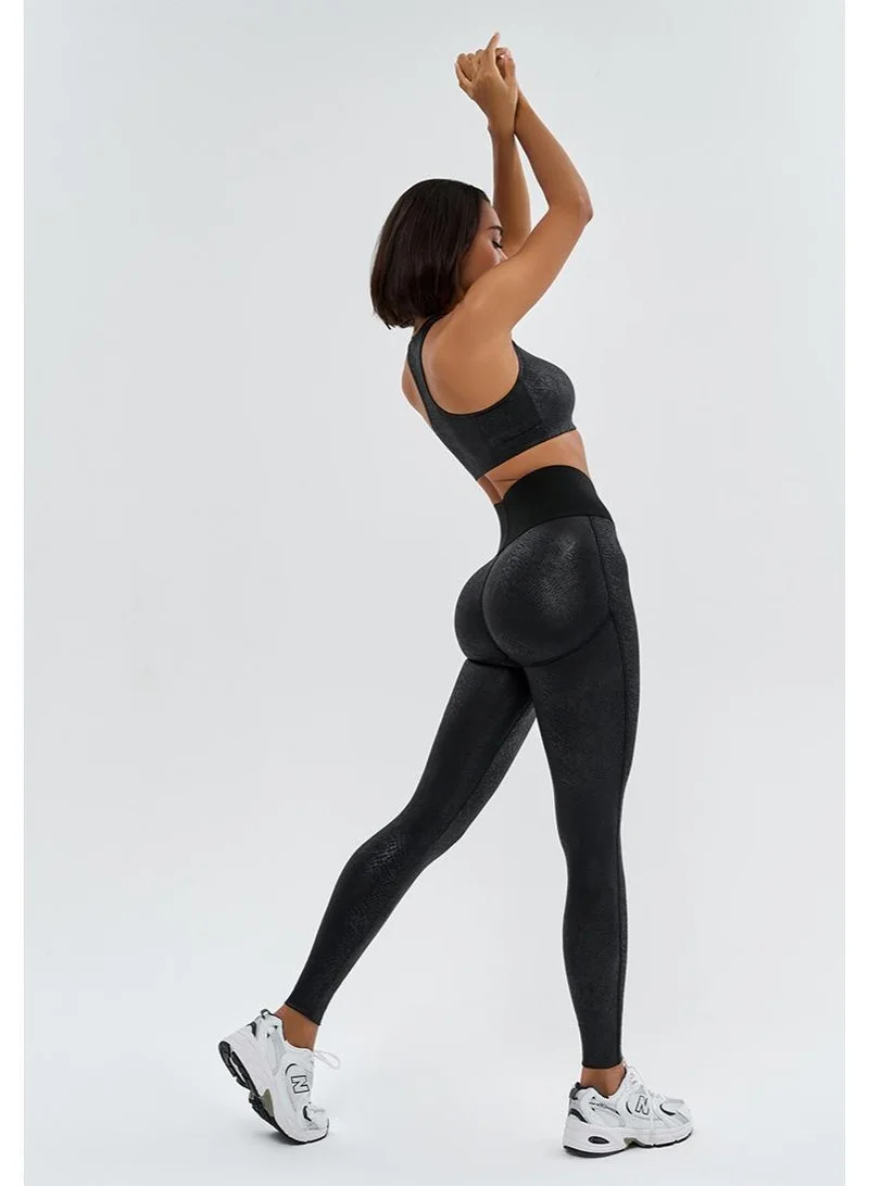 Bona Fide Push-Up Corsage "Snake" Corsage Snake High Waist Tummy Control Leggings for Women for Women | Best Price UAE