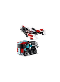 LEGO Flatbed Truck With Helicopter  - Image 2