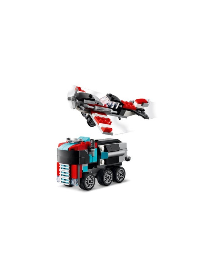 LEGO Flatbed Truck With Helicopter  - Image 2