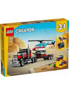LEGO Flatbed Truck With Helicopter  - Image 3
