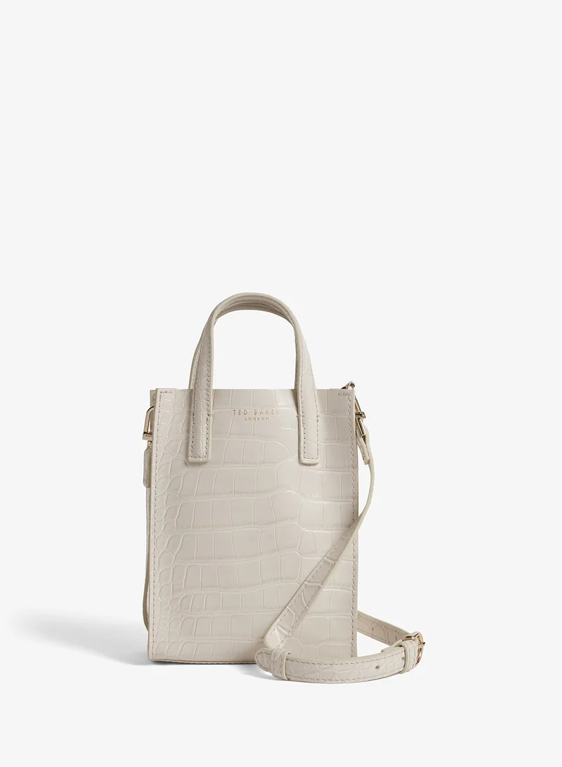تيد بيكر Wenissa Croc Effect Small Icon Crossbody