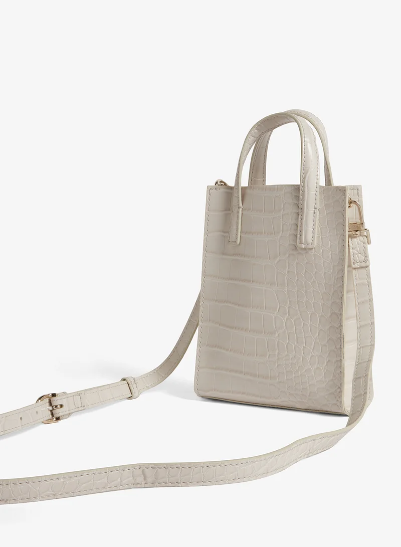 Ted Baker  Wenissa Croc Effect Small Icon Crossbody for Women | Best Price UAE