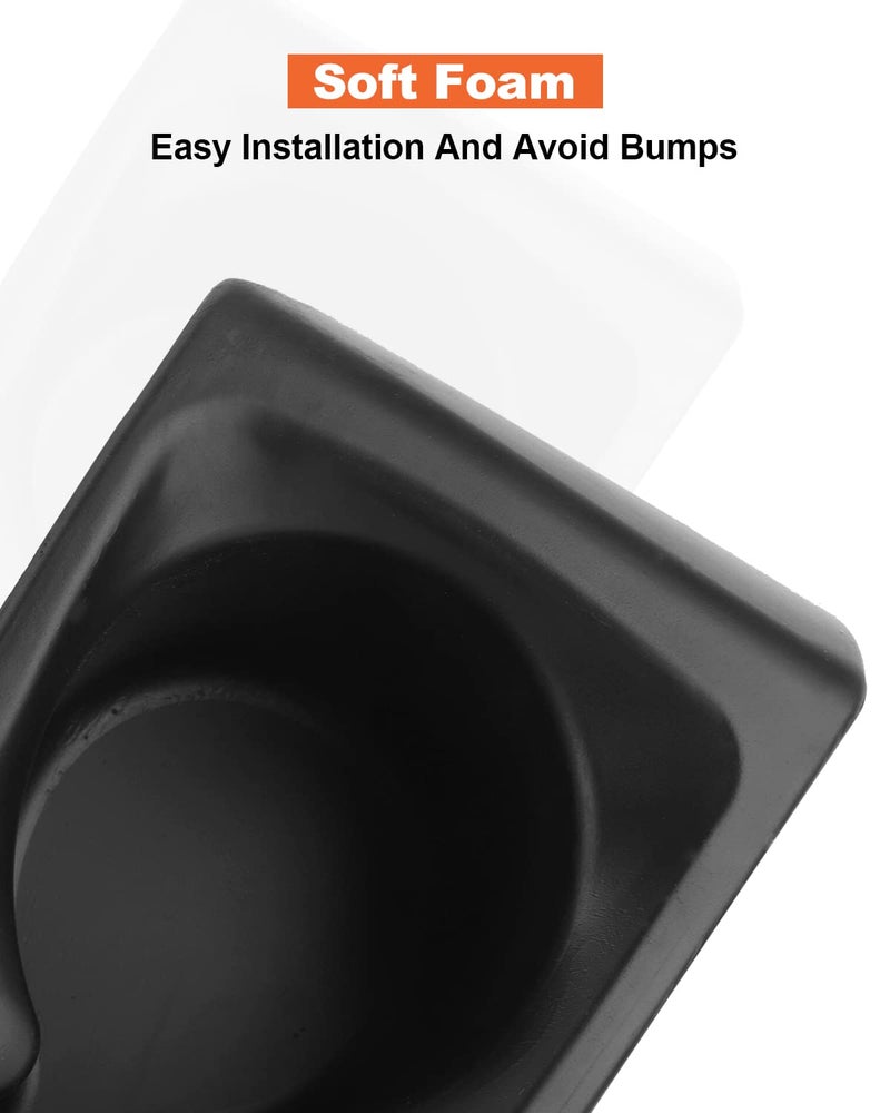 LINOAH Cup Holders Insert Compatible with 2019-2026 Ram 1500 Cup Holder, Replace #5YK46TX7AC 5YK47TX7AC, Door Cup Holders for Right and Left Pocket, Pack of 2 - Image 4