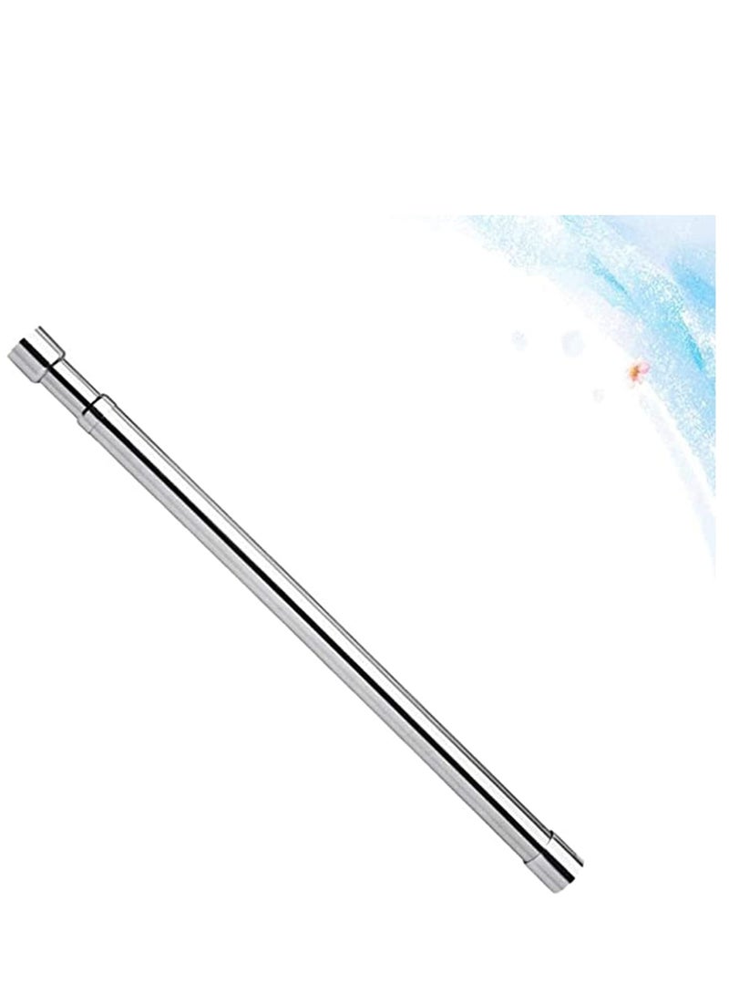 KASTWAVE Telescopic Closet Pole 48-80 cm Stainless Steel Thickened Adjustable Wardrobe Hanging Rod for Home - Image 2