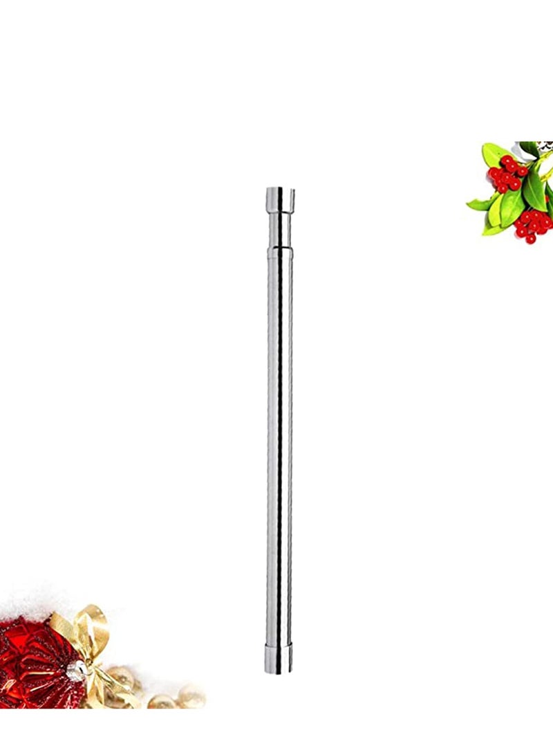 KASTWAVE Telescopic Closet Pole 48-80 cm Stainless Steel Thickened Adjustable Wardrobe Hanging Rod for Home - Image 3