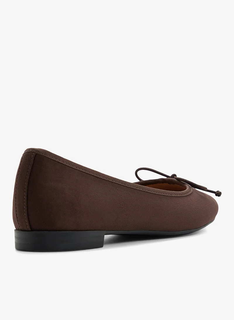 Call it Spring DARK BROWN Hunny Ballerinas for Women | Best Price UAE