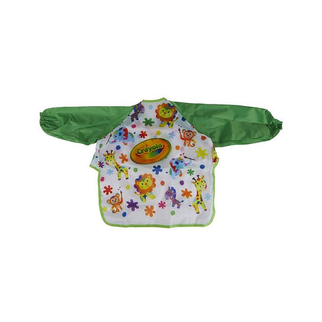 Crayola My 1st Art Smock Apron for Kids 12M , Adjustable Velcro, Reusable & Easy-to-Clean Multi-Color Design - Image 3