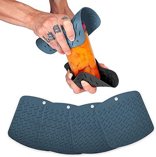 P-Plus International Silicone Trivet Mat Pot Holder Hot Pads for Table Trivet for Hot Dishes Non-Slip & Heat Resistant Modern Kitchen Hot Pads for Pots & Pans (Peacock, Pack of 4) - Image 3