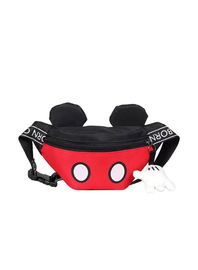 Mickey Cartoon Mickey Mouse Waist Bag for Boys and Girls Crossbody Bag - Image 4