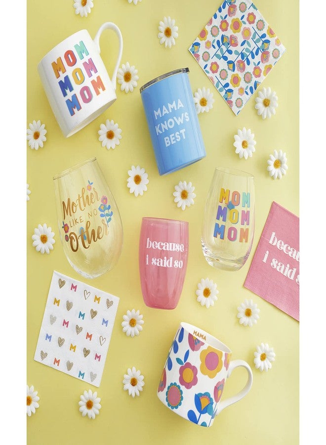 Slant Collections Slant Party Supplies Jumbo Mugs - Large Ceramic Coffee Cup Gift Mug, 20-Ounce, Mama Tulip - Image 2