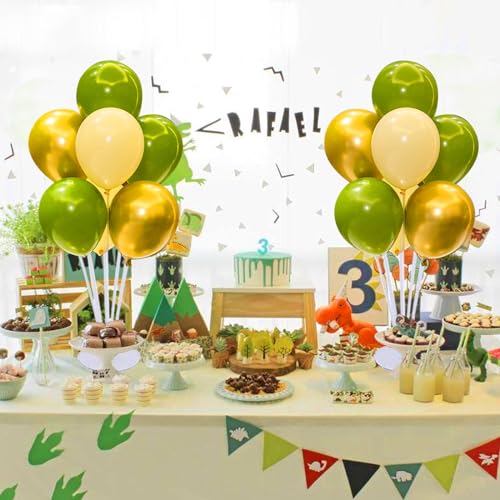 LOBUBT 10 Sets Balloon Stand Kits, Balloon Sticks Holder with Base for Table Centerpiece Graduation Birthday Baby Shower Party Decorations - Image 3