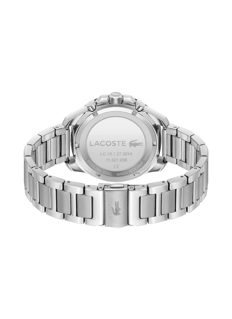 LACOSTE ساعة رجالية دائرية أنالوج بعلبة سوداء - 2011342  - Image 3