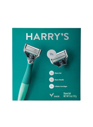 Harrys Shaving Kit for Men  Razor Handle 9 Razor Blade Refill Cartridges and Foaming Shave Gel  Shaving Gift Set for Him  Sage - pzsku/ZED79F880B79DF49E8341Z/45/1746224171/f872a3ec-0284-4780-afe3-b88e84b4106b