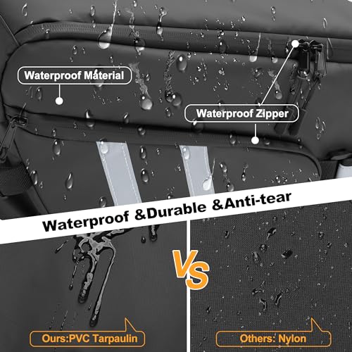 HODRANT Waterproof Under Seat Bag Compatible with Honda Ruckus 2010-2024 Scooter, Cling to Side Frame Box Scooter Under Seat Storage Organizer with Shoulder Strap for Motorcycle Accessories, Bag Only - Image 2