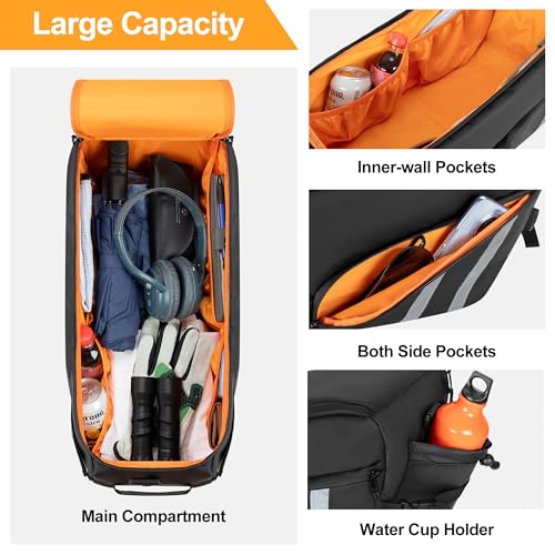 HODRANT Waterproof Under Seat Bag Compatible with Honda Ruckus 2010-2024 Scooter, Cling to Side Frame Box Scooter Under Seat Storage Organizer with Shoulder Strap for Motorcycle Accessories, Bag Only - Image 3