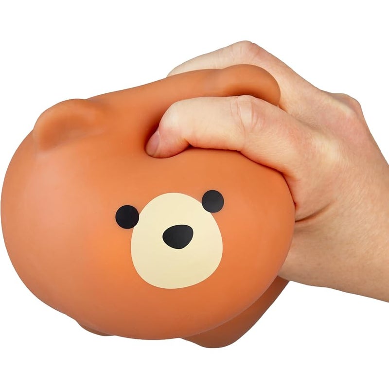 The Orb Factory ORB Easy Sqweezy Snugglies Jumbo Squishy Bear - Stretch, Squeeze, Snuggle This Big, Fun, Slow Rising and Extra Soft Toy Pet Bear for Stress Relief - Stretchy and Squishy Fidget Toy for Kids and Adults - Image 2