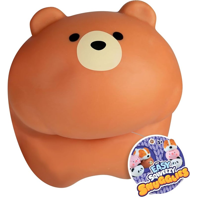 The Orb Factory ORB Easy Sqweezy Snugglies Jumbo Squishy Bear - Stretch, Squeeze, Snuggle This Big, Fun, Slow Rising and Extra Soft Toy Pet Bear for Stress Relief - Stretchy and Squishy Fidget Toy for Kids and Adults - Image 4