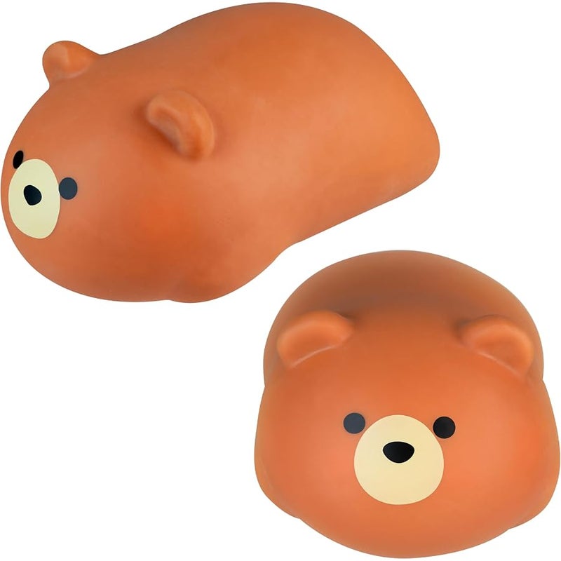 The Orb Factory ORB Easy Sqweezy Snugglies Jumbo Squishy Bear - Stretch, Squeeze, Snuggle This Big, Fun, Slow Rising and Extra Soft Toy Pet Bear for Stress Relief - Stretchy and Squishy Fidget Toy for Kids and Adults - Image 3