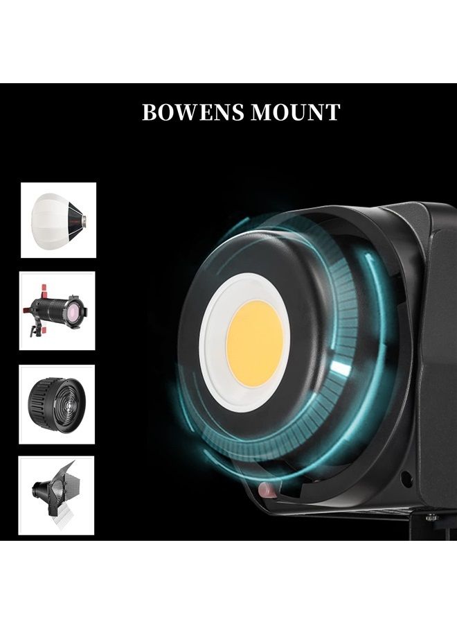 Ifootage ضوء الفيديو LED SL1 220DN، إضاءة LED مستمرة مع 5600 كيلفن ضوء النهار، CRI 98+، سطوع 42000 لوكس @ 1م، 8 تأثيرات ضوئية، تحكم عبر التطبيق، لتسجيل الفيديو الاحترافي - Image 2